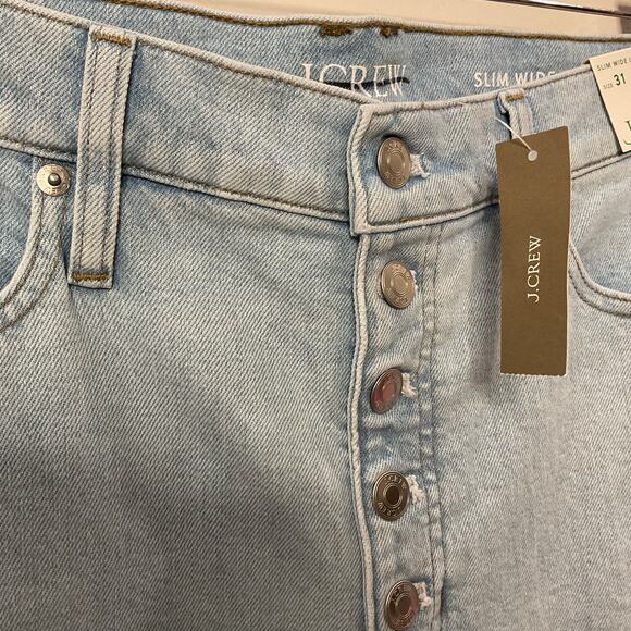 J. Crew Light Blue Flare & Wide Leg Jeans - Picture 5 of 7